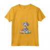 Donna Bedlington Terrier Felice Pasqua Maglietta con Collo a V - Ideale per Uomini, Donne e Bambini - Regalo Pasquale per Amanti dei Cani