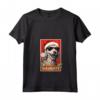 Funny Bedlington Terrier Affenpinscher Natale Cattivo Maglietta con Collo a V - Regalo Unico per Amanti Cani - Design Vintage