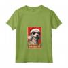 Funny Bedlington Terrier Affenpinscher Natale Cattivo Maglietta con Collo a V - Regalo Unico per Amanti Cani - Design Vintage