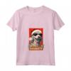 Funny Bedlington Terrier Affenpinscher Natale Cattivo Maglietta con Collo a V - Regalo Unico per Amanti Cani - Design Vintage