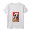 Funny Bedlington Terrier Affenpinscher Natale Cattivo Maglietta con Collo a V - Regalo Unico per Amanti Cani - Design Vintage