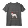 Donna Bedlington Terrier Natale Maglietta con Collo a V - Regalo Natalizio per Orgogliosa Mamma o Papà Bedlington Terrier