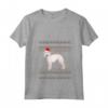 Donna Bedlington Terrier Natale Maglietta con Collo a V - Regalo Natalizio per Orgogliosa Mamma o Papà Bedlington Terrier