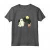 Bedlington Terrier Walking Ghost Halloween Divertenti Bambini Maglietta - Ideale come Costume per Halloween