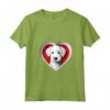 Donna Bedlington Terrier Cuore Carino Cucciolo - Maglietta con Collo a V per Amanti dei Cani - Ideale per San Valentino