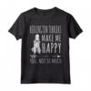 Bedlington Terrier Cani Mi Redono Felice Maglietta - Funny Design per Amanti Dei Cani - Ideale Regalo per Chi Ama i Bedlington Terrier