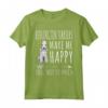 Bedlington Terrier Cani Mi Redono Felice Maglietta - Funny Design per Amanti Dei Cani - Ideale Regalo per Chi Ama i Bedlington Terrier