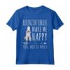 Bedlington Terrier Cani Mi Redono Felice Maglietta - Funny Design per Amanti Dei Cani - Ideale Regalo per Chi Ama i Bedlington Terrier