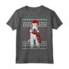 Ugly Christmas Bedlington Terrier - Natale Maglietta con Cane Divertente - Regalo per Amanti dei Cani Xmas