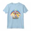 Bedlington Terrier - Simpatico Design Kawaii Arcobaleno - Maglietta Orgoglio Colors per Amanti del Cane - Ideale per Regali Unici