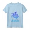 Donna Belize Maglietta con Collo a V - Esplora il Belize con Stile - Ideale per Residenti e Turisti