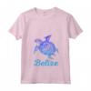 Donna Belize Maglietta con Collo a V - Esplora il Belize con Stile - Ideale per Residenti e Turisti