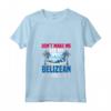 Donna Belize - Belize Maglietta con Collo a V - Non farmi usare il mio design vocale - Ideale per Amanti del Belize in Vacanza