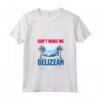 Donna Belize - Belize Maglietta con Collo a V - Non farmi usare il mio design vocale - Ideale per Amanti del Belize in Vacanza