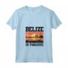 Donna Belize Belize Maglietta con Collo a V - Design Belize in Paradise - Ideale per Amanti del Belize in Vacanza
