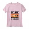 Donna Belize Belize Maglietta con Collo a V - Design Belize in Paradise - Ideale per Amanti del Belize in Vacanza