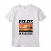 Donna Belize Belize Maglietta con Collo a V - Design Belize in Paradise - Ideale per Amanti del Belize in Vacanza