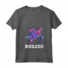 Donna Belize Maglietta con Collo a V - Esplora il Belize con Questo Design Spiaggia Unico - Ideale per Amanti dei Viaggi