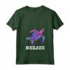 Donna Belize Maglietta con Collo a V - Esplora il Belize con Questo Design Spiaggia Unico - Ideale per Amanti dei Viaggi