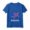 Donna Belize Maglietta con Collo a V - Esplora il Belize con Questo Design Spiaggia Unico - Ideale per Amanti dei Viaggi