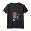 Donna Divertente Dabbing Cane Belize Calcio - Bandiera Sport Maglietta con Collo a V - Unique Belize Football Fan Apparel