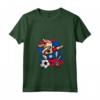 Donna Divertente Dabbing Cane Belize Calcio - Bandiera Sport Maglietta con Collo a V - Unique Belize Football Fan Apparel
