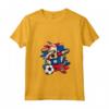 Donna Divertente Dabbing Cane Belize Calcio - Bandiera Sport Maglietta con Collo a V - Unique Belize Football Fan Apparel