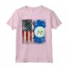 RADICI BELIZEANE | Mezza bandiera americana | USA BANDIERA Belize bambini Maglietta - Cuore Patriot Americano - Ideale per Compleanno, Festa della Mamma e Mese del Patrimonio Ispanico