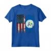 RADICI BELIZEANE | Mezza bandiera americana | USA BANDIERA Belize bambini Maglietta - Cuore Patriot Americano - Ideale per Compleanno, Festa della Mamma e Mese del Patrimonio Ispanico