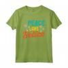 Belize Belize Maglietta - Peace Love Design - Ideale per Amanti del Belize in Vacanza