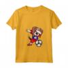 Donna Tamponando Beagle Belize Calcio - Bandiera del Belize Maglietta con Collo a V - Regalo per Fan di Calcio e Amanti dei Cani Beagle