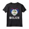 Belize Maglietta - Esplora il Paradiso Tropicale con Design Spiaggia - Ideale per Amanti dei Viaggi