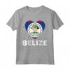 Belize Maglietta - Esplora il Paradiso Tropicale con Design Spiaggia - Ideale per Amanti dei Viaggi