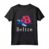 Belize Maglietta - Design Spiaggia del Belize per Amanti dei Viaggi - Ideale per Residenti e Turisti