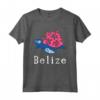 Belize Maglietta - Design Spiaggia del Belize per Amanti dei Viaggi - Ideale per Residenti e Turisti