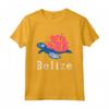Belize Maglietta - Design Spiaggia del Belize per Amanti dei Viaggi - Ideale per Residenti e Turisti