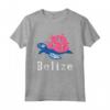 Belize Maglietta - Design Spiaggia del Belize per Amanti dei Viaggi - Ideale per Residenti e Turisti