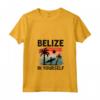 Donna Belize - Maglietta con Collo a V - Belize in te Stesso - Ideale per Amanti del Belize in Vacanza