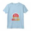 Donna Belize - Maglietta I'd Rather Be In Belize con Collo a V - Ideale per Amanti del Belize in Vacanza