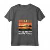 Donna Belize Belize Maglietta con Collo a V - Belize is my Happy Place - Ideale per Amanti del Belize in Vacanza