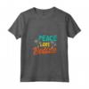 Donna Belize Belize Maglietta con Collo a V - Design Peace Love Belize - Ideale come Souvenir o Regalo