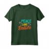 Donna Belize Belize Maglietta con Collo a V - Design Peace Love Belize - Ideale come Souvenir o Regalo