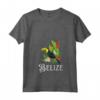 Donna Belize Maglietta con Collo a V - Esplora il Belize con Stile - Ideale per Amanti dei Viaggi e Residenti del Paradiso Tropicale