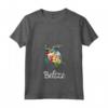 Donna Belize Maglietta con Collo a V - Design Spiaggia Tropicale del Belize - Ideale per Amanti dei Viaggi
