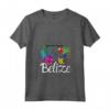 Donna Belize Maglietta con Collo a V - Design Spiaggia Tropicale - Ideale per Amanti dei Viaggi