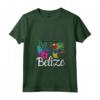 Donna Belize Maglietta con Collo a V - Design Spiaggia Tropicale - Ideale per Amanti dei Viaggi
