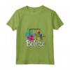 Donna Belize Maglietta con Collo a V - Design Spiaggia Tropicale - Ideale per Amanti dei Viaggi