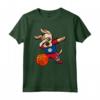 Dabbing Dog Pallacanestro del Belize - Bandiera del Belize Maglietta per Fan della Squadra di Basket - Regalo Compleanno o Natale
