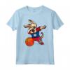 Dabbing Dog Pallacanestro del Belize - Bandiera del Belize Maglietta per Fan della Squadra di Basket - Regalo Compleanno o Natale