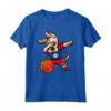 Dabbing Dog Pallacanestro del Belize - Bandiera del Belize Maglietta per Fan della Squadra di Basket - Regalo Compleanno o Natale